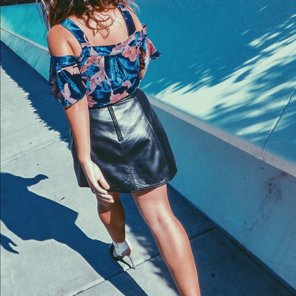 Lucky brand velvet top
